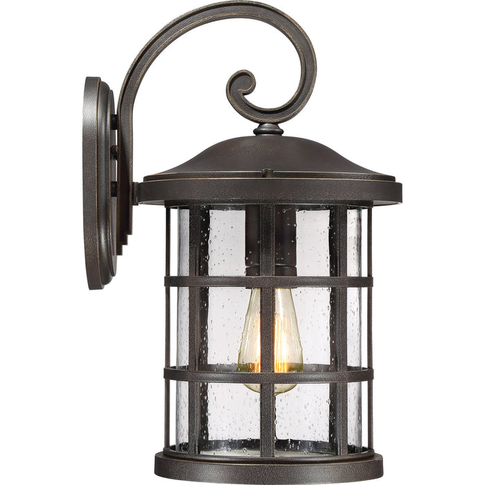 Quoizel CSE8410PN One Light Outdoor Wall Lantern, Palladian Bronze