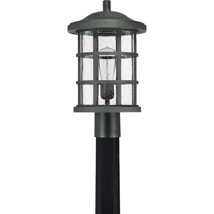 Quoizel CSE9010EK One Light Outdoor Post Mount, Earth Black