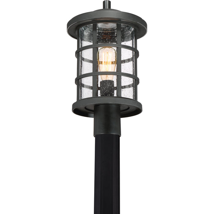 Quoizel CSE9010EK One Light Outdoor Post Mount, Earth Black