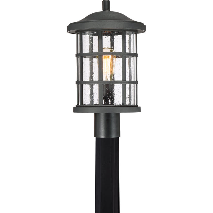 Quoizel CSE9010EK One Light Outdoor Post Mount, Earth Black