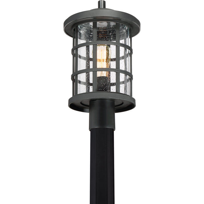 Quoizel CSE9010EK One Light Outdoor Post Mount, Earth Black