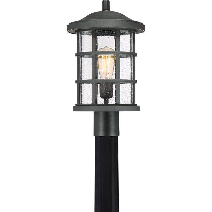Quoizel CSE9010EK One Light Outdoor Post Mount, Earth Black