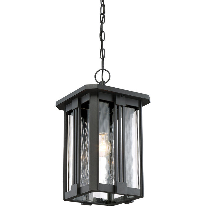 Quoizel EVG1911EK One Light Outdoor Hanging Lantern, Earth Black