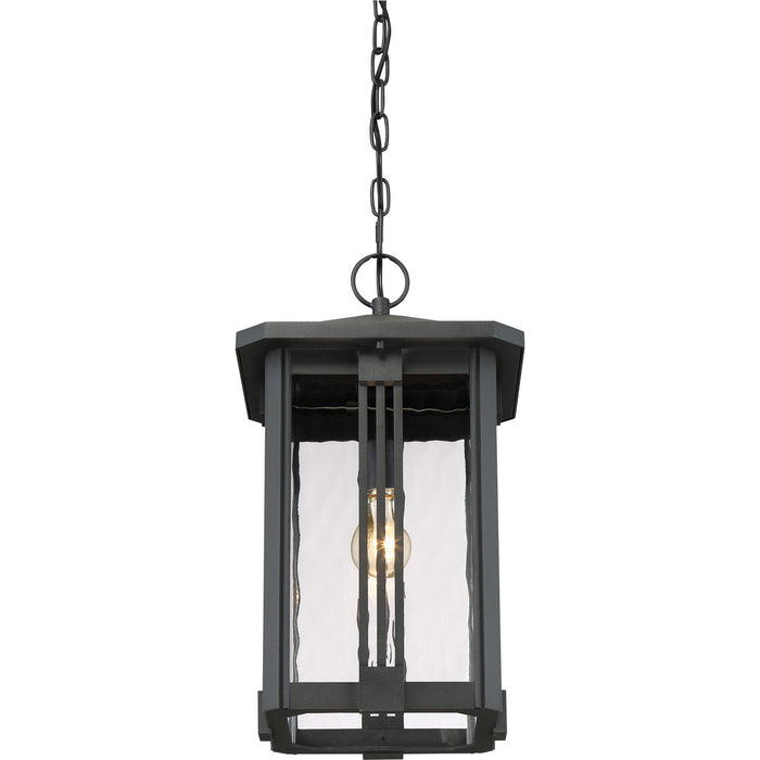Quoizel EVG1911EK One Light Outdoor Hanging Lantern, Earth Black