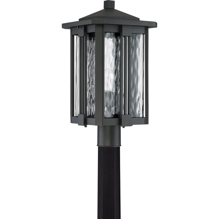 Quoizel EVG9011EK One Light Outdoor Post Mount, Earth Black