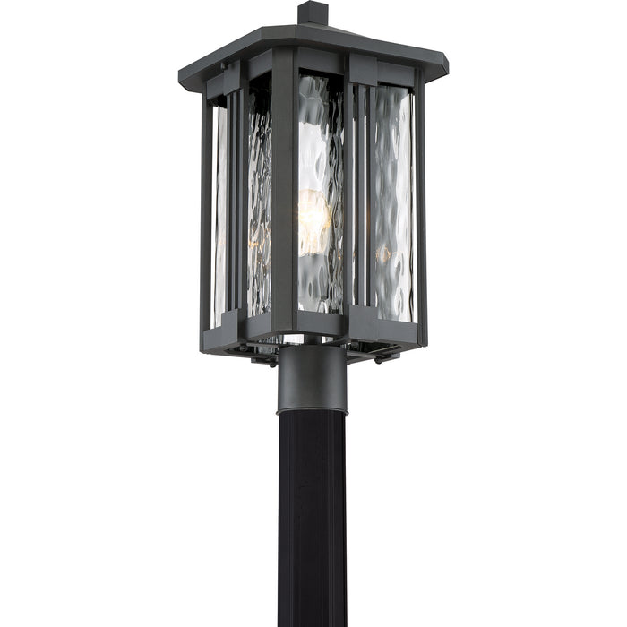 Quoizel EVG9011EK One Light Outdoor Post Mount, Earth Black