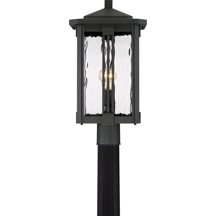 Quoizel EVG9011EK One Light Outdoor Post Mount, Earth Black