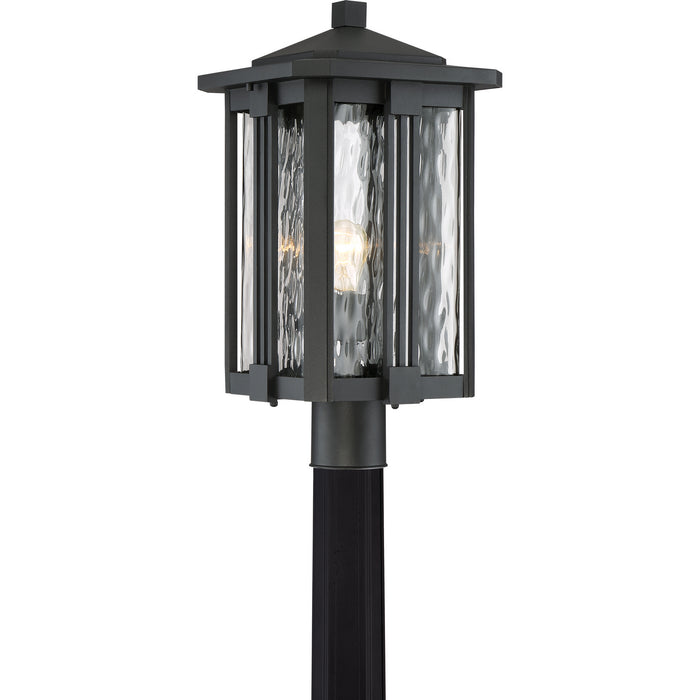 Quoizel EVG9011EK One Light Outdoor Post Mount, Earth Black