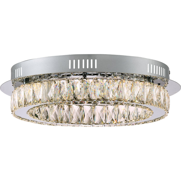 Quoizel PCEM1619C LED Flush Mount, Polished Chrome