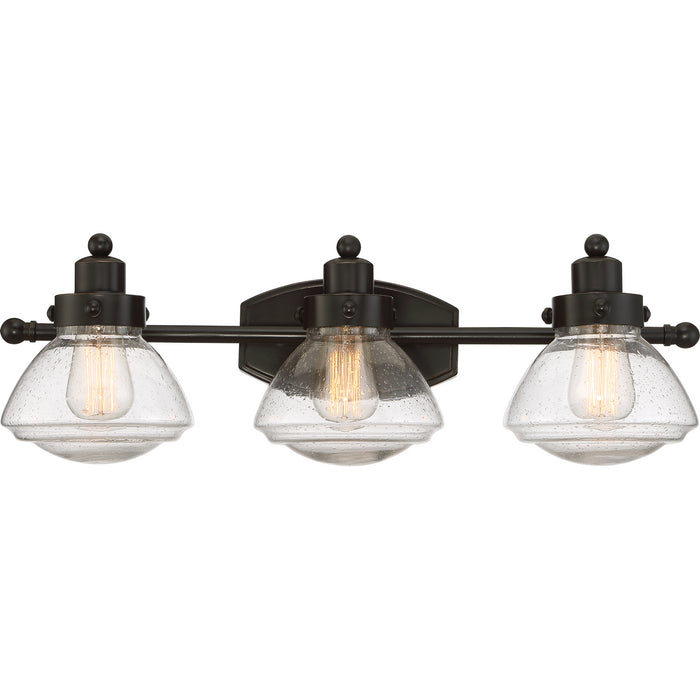 Quoizel SCH8603PN Three Light Bath Fixture, Palladian Bronze