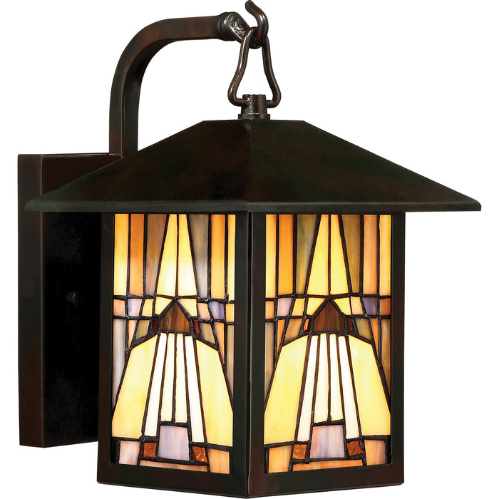 Quoizel TFIK8407VA One Light Outdoor Wall Lantern, Valiant Bronze