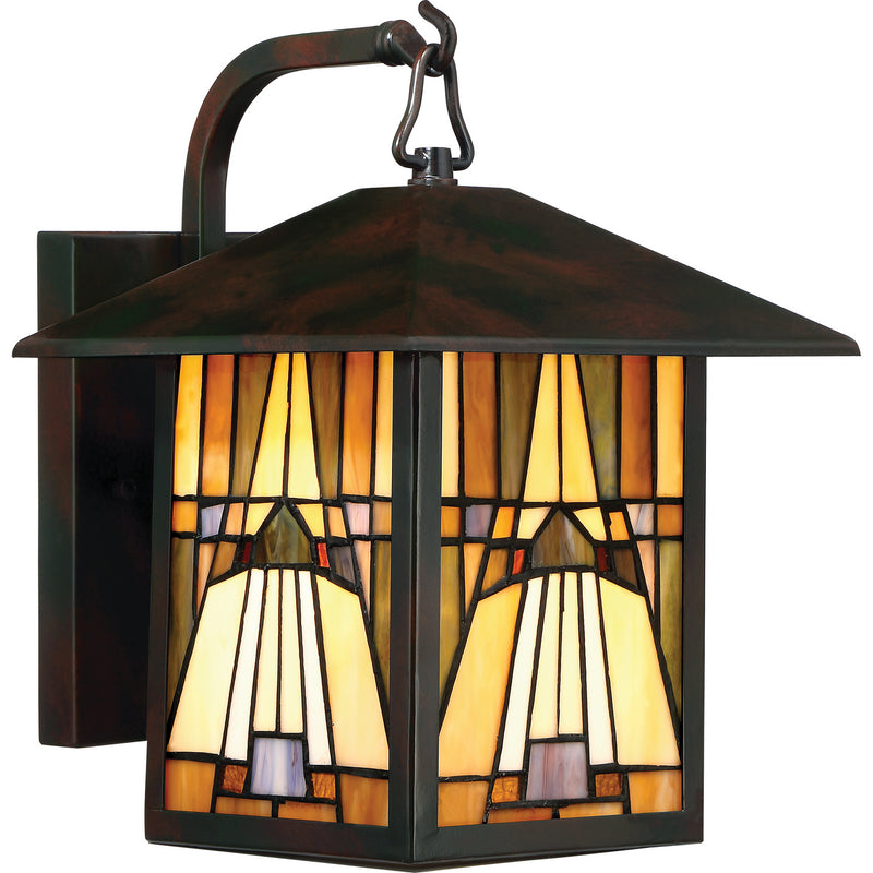 Quoizel TFIK8409VA One Light Outdoor Wall Lantern, Valiant Bronze