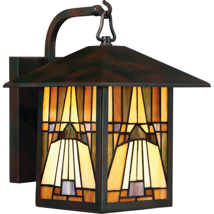 Quoizel TFIK8409VA One Light Outdoor Wall Lantern, Valiant Bronze