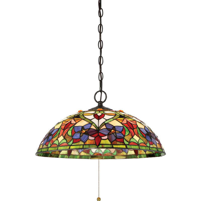 Quoizel TFVT1820VB Three Light Pendant, Vintage Bronze