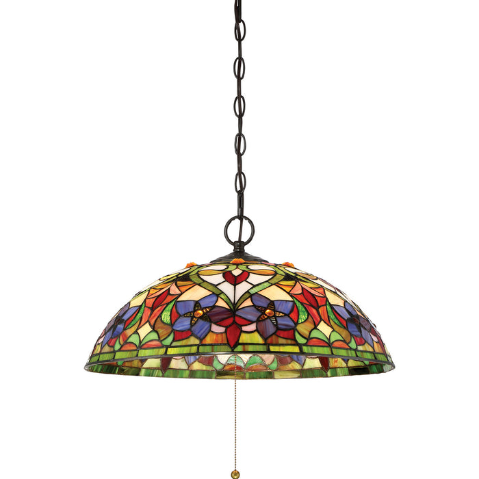 Quoizel TFVT1820VB Three Light Pendant, Vintage Bronze