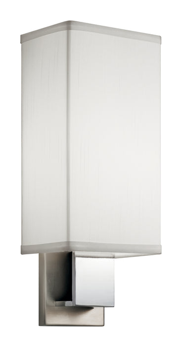 Kichler 10438NCHLED LED Wall Sconce, Brushed Nickel & Chrome