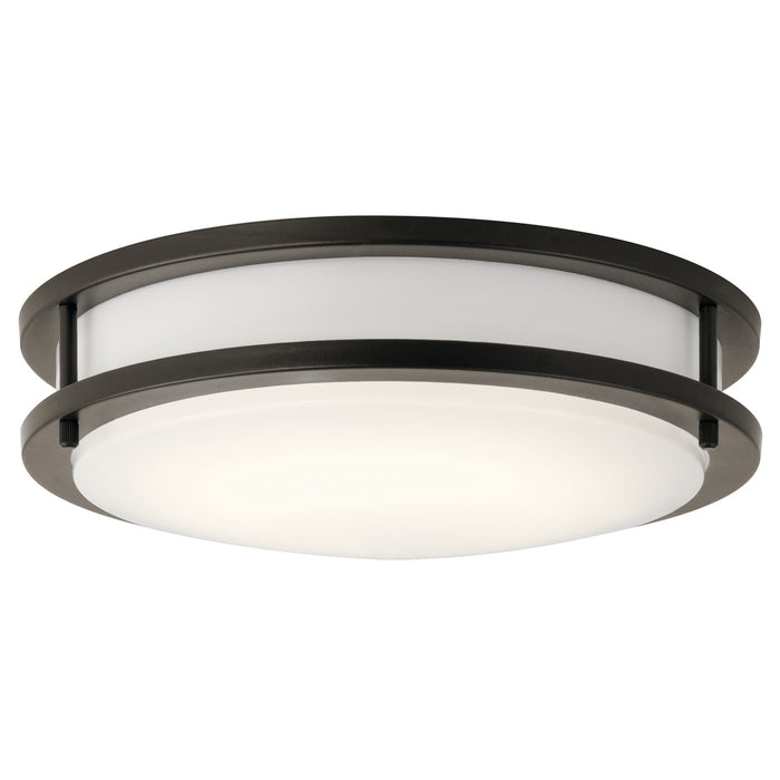 Kichler 10784OZLED LED Flush Mount, Olde Bronze