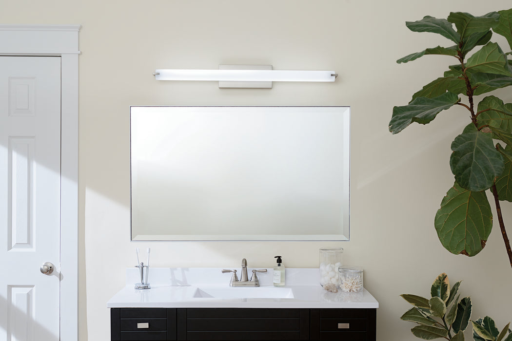 Kichler 11150NILED LED Linear Bath, Brushed Nickel