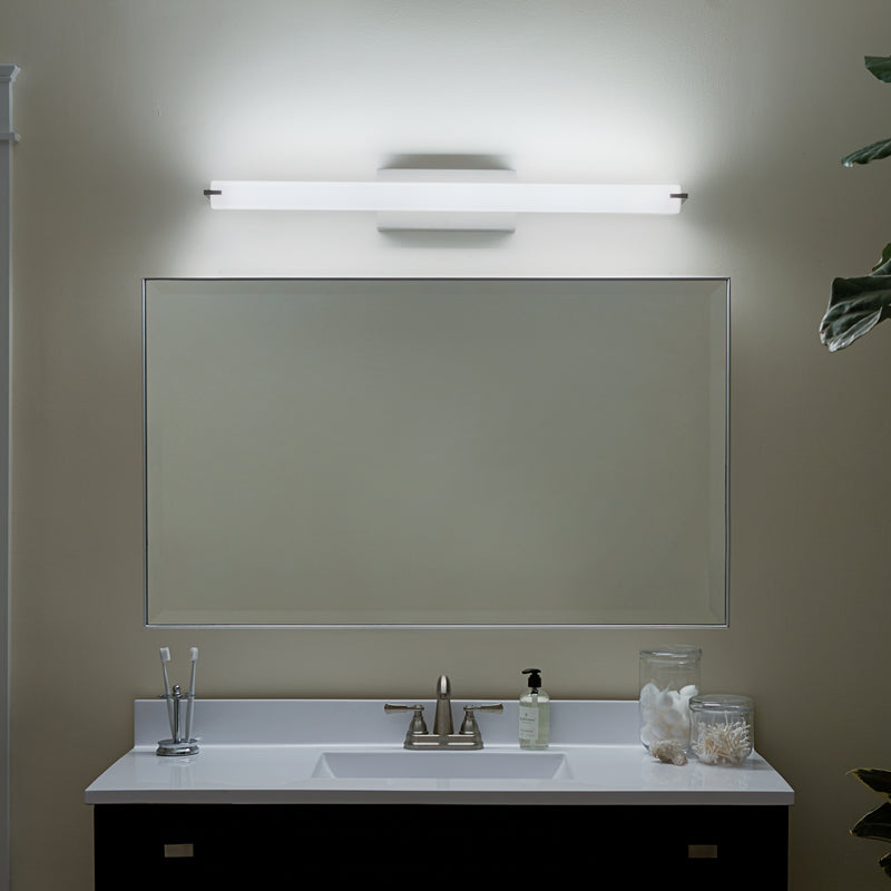 Kichler 11150NILED LED Linear Bath, Brushed Nickel