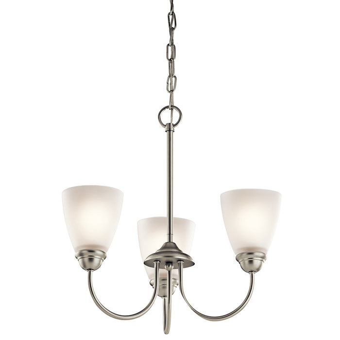 Kichler 43637NIL18 LED Mini Chandelier, Brushed Nickel