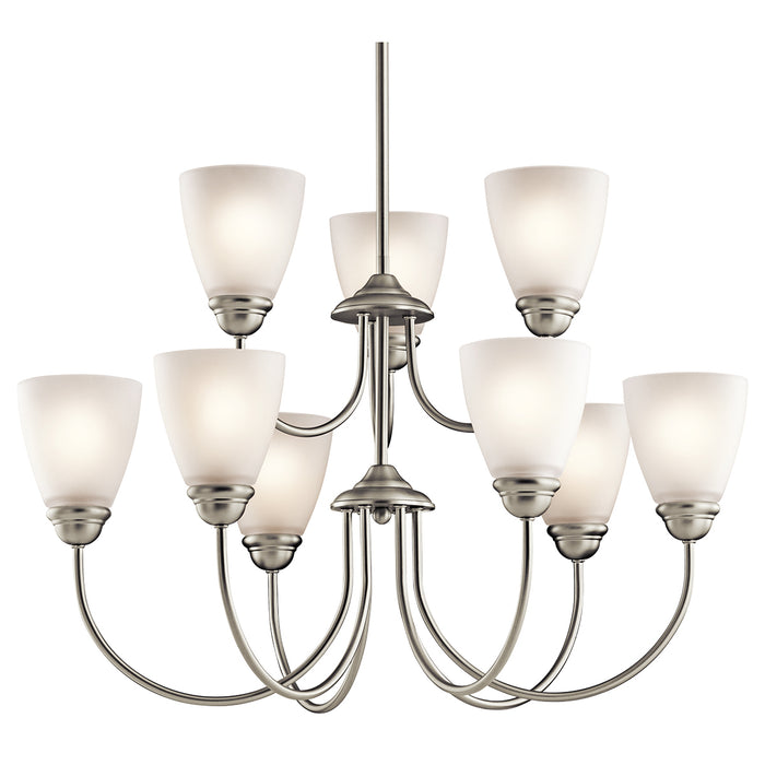 Kichler 43639NIL18 LED Chandelier, Brushed Nickel