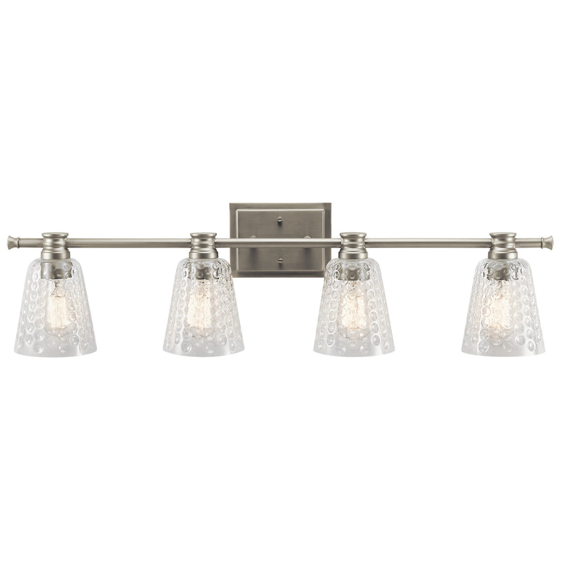 Kichler 45098NI Four Light Bath, Brushed Nickel