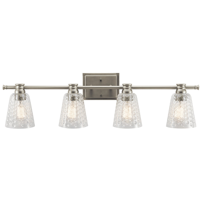 Kichler 45098NI Four Light Bath, Brushed Nickel
