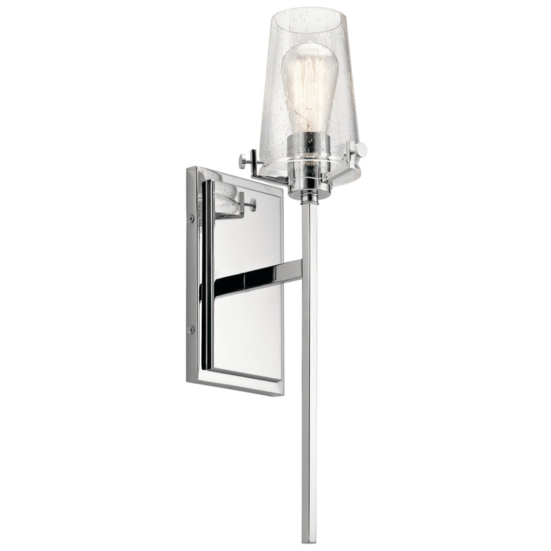 Kichler 45295CH One Light Wall Sconce, Chrome