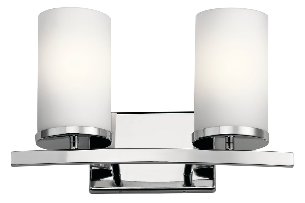 Kichler 45496CH Two Light Bath, Chrome