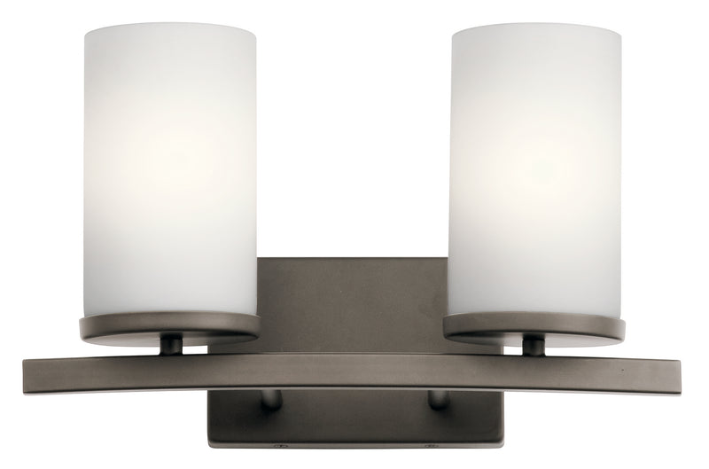 Kichler 45496OZ Two Light Bath, Olde Bronze