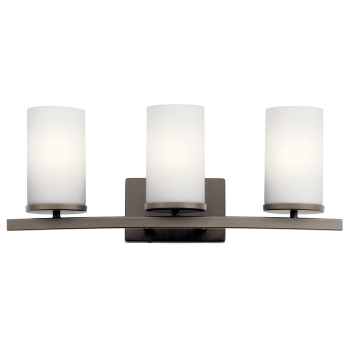 Kichler 45497OZ Three Light Bath, Olde Bronze