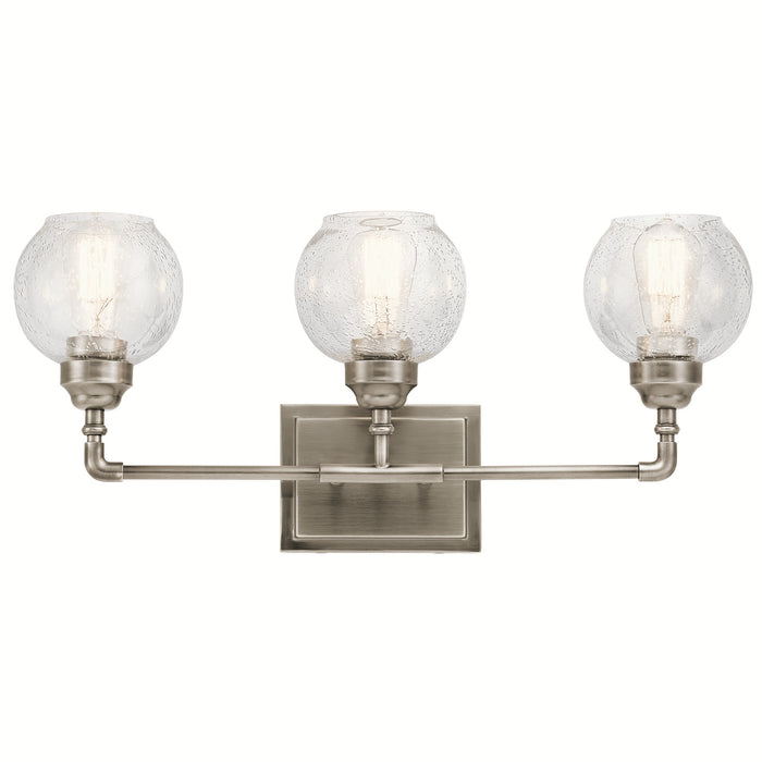 Kichler 45592AP Three Light Bath, Antique Pewter