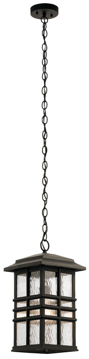 Kichler 49833OZ One Light Outdoor Pendant, Olde Bronze