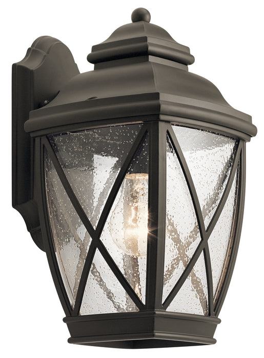 Kichler 49841OZ One Light Outdoor Wall Mount, Olde Bronze