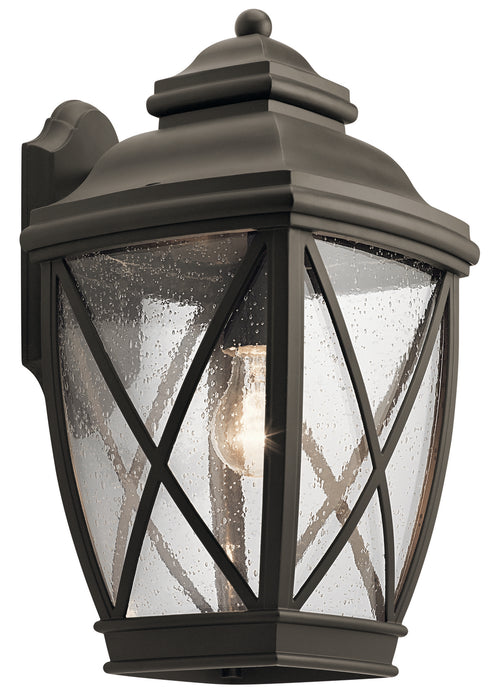 Kichler 49842OZ One Light Outdoor Wall Mount, Olde Bronze