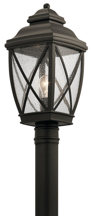 Kichler 49843OZ One Light Outdoor Post Mount, Olde Bronze
