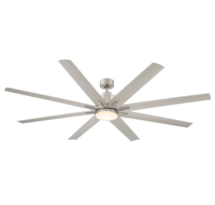 Meridian M2025BN 72" Outdoor Ceiling Fan, Brushed Nickel
