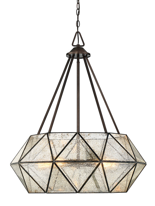 Savoy House 7-9009-5-28 Five Light Pendant, Oiled Burnished Bronze