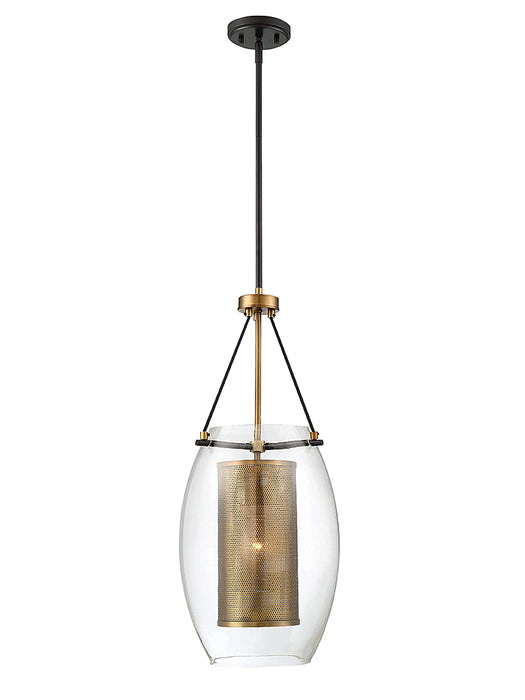 Savoy House 7-9063-1-95 One Light Pendant, Warm Brass with Bronze