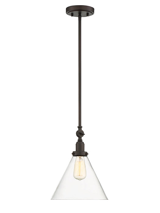 Savoy House 7-9132-1-13 One Light Pendant, English Bronze