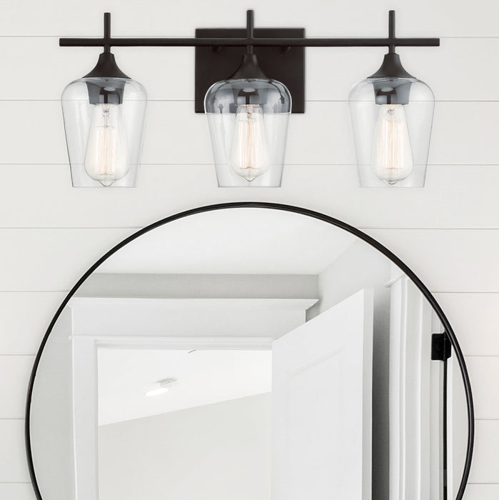 Savoy House 8-4030-3-13 Three Light Bath Bar, English Bronze