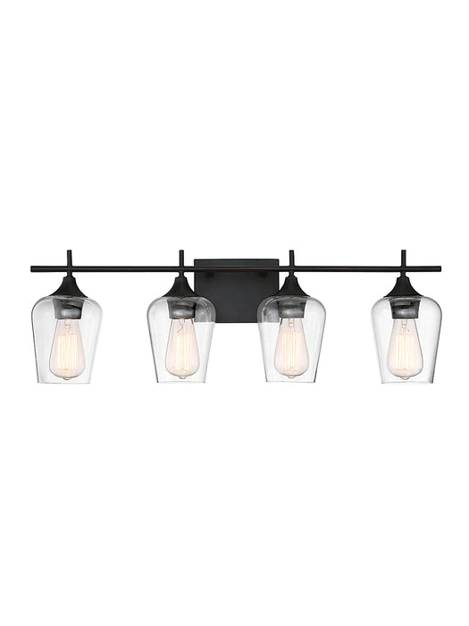 Savoy House 8-4030-4-13 Four Light Bath Bar, English Bronze