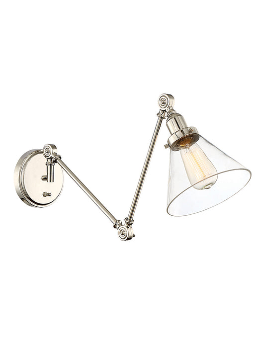 Savoy House 9-9131CP-1-109 One Light Wall Sconce, Polished Nickel