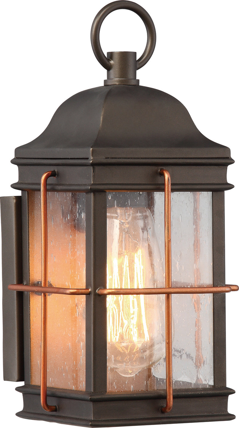 Nuvo Lighting 60-5831 One Light Outdoor Wall Lantern, Bronze / Copper