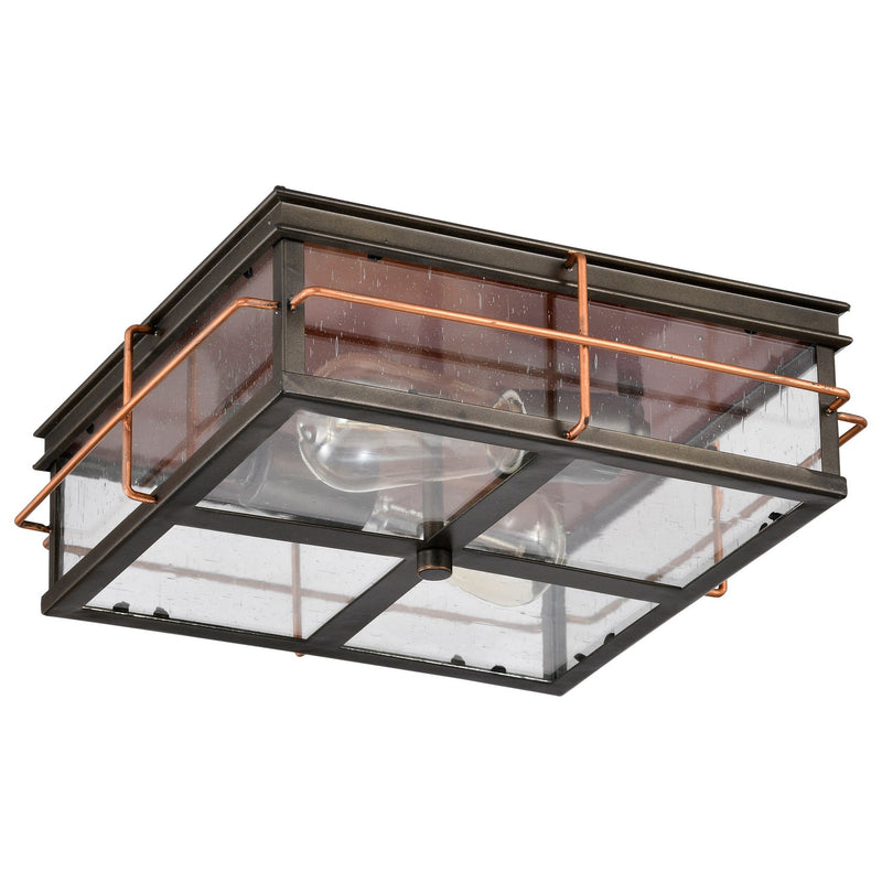 Nuvo Lighting 60-5834 Two Light Flush Mount, Bronze / Copper