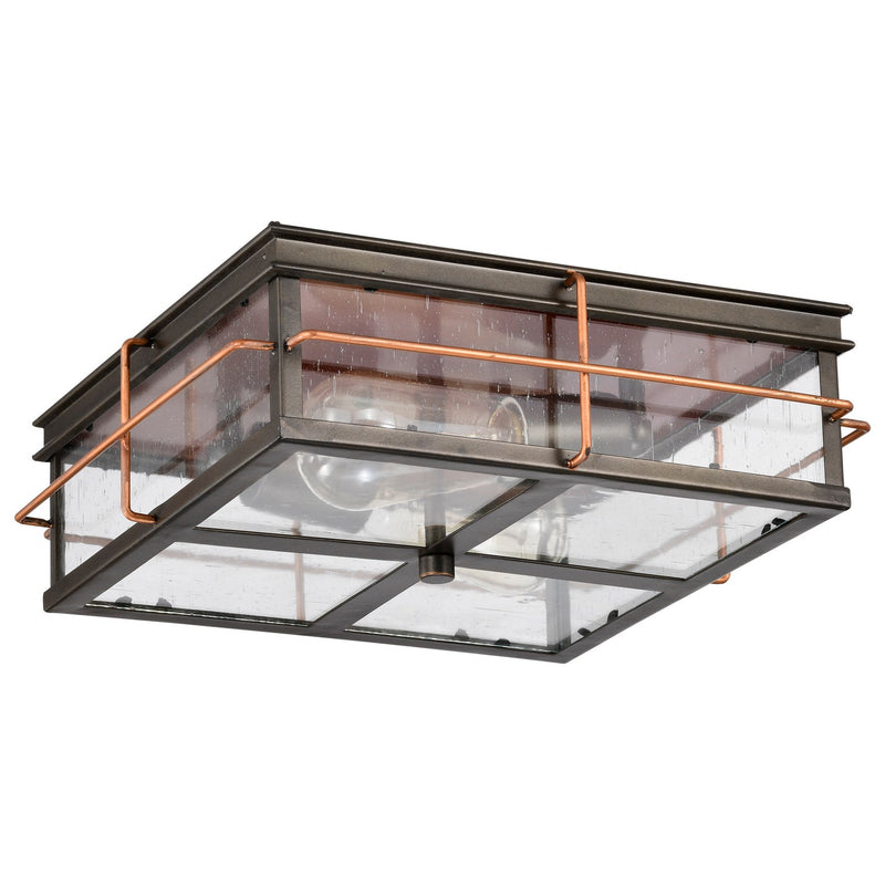 Nuvo Lighting 60-5834 Two Light Flush Mount, Bronze / Copper