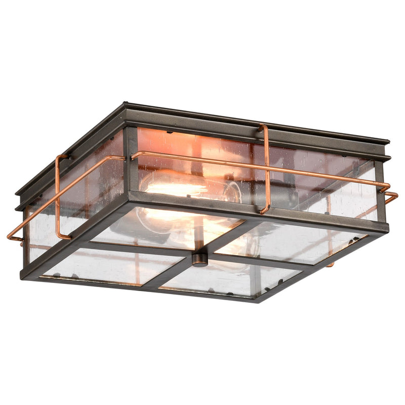 Nuvo Lighting 60-5834 Two Light Flush Mount, Bronze / Copper