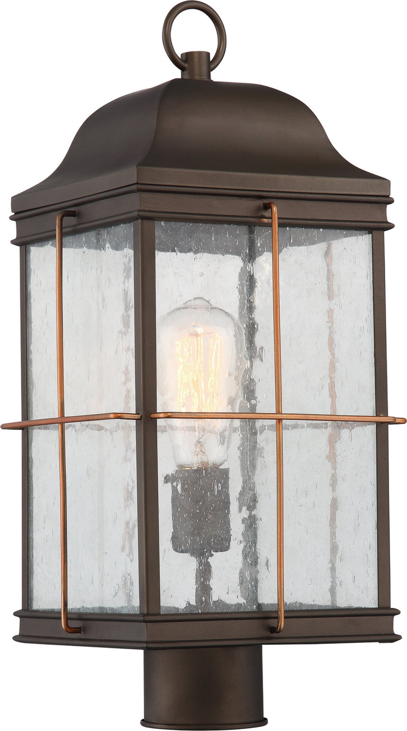 Nuvo Lighting 60-5835 One Light Post Lantern, Bronze / Copper