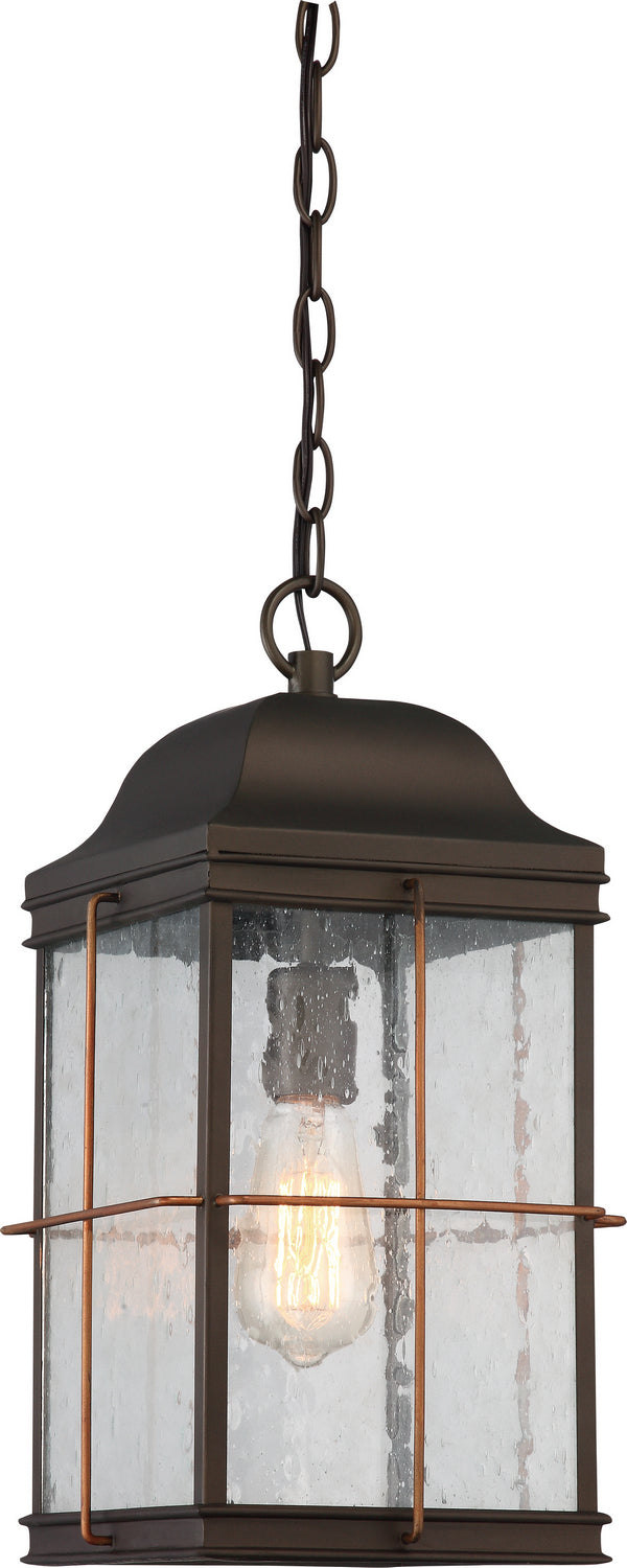 Nuvo Lighting 60-5836 One Light Hanging Lantern, Bronze / Copper
