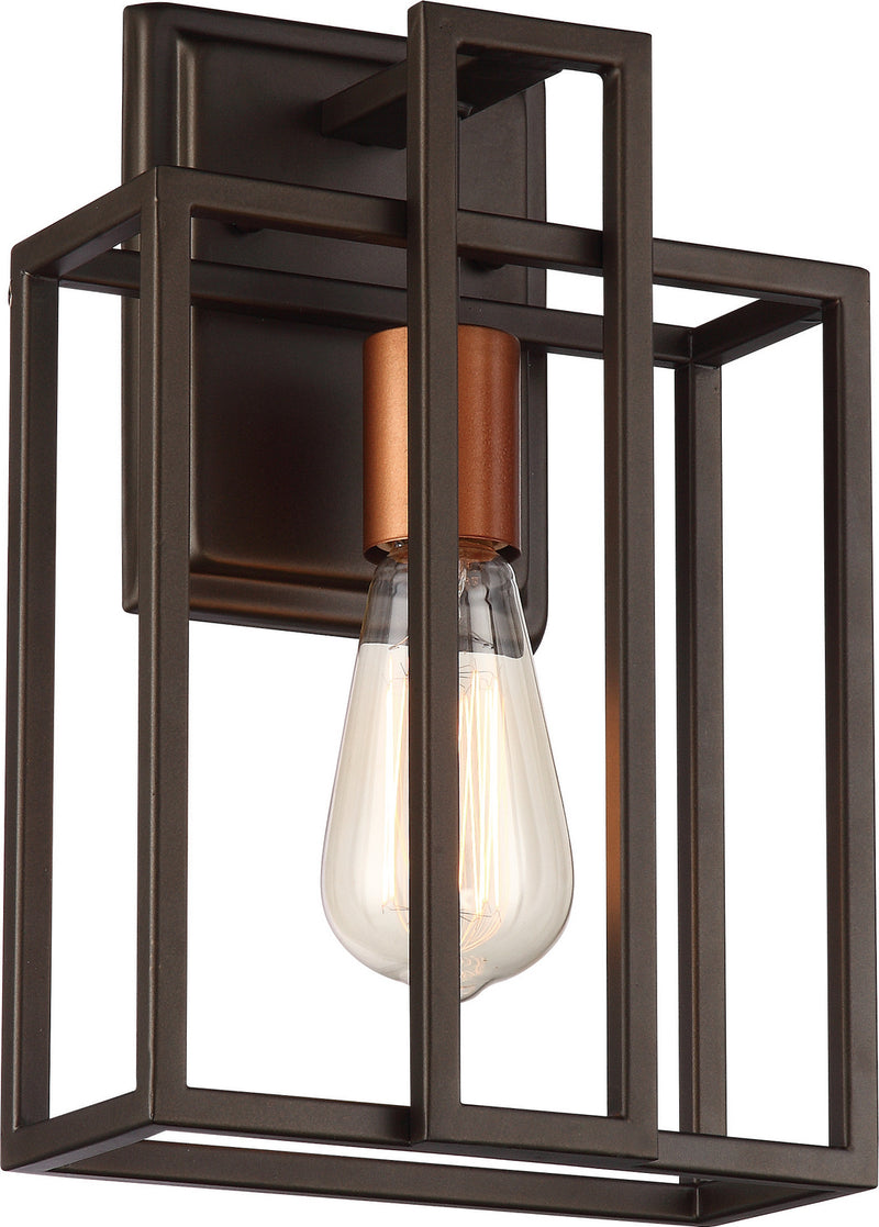 Nuvo Lighting 60-5851 One Light Wall Sconce, Forest Bronze / Copper